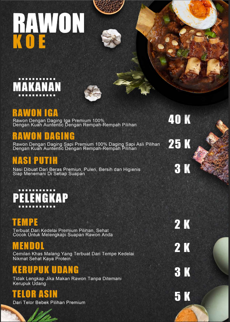 Menu Makanan